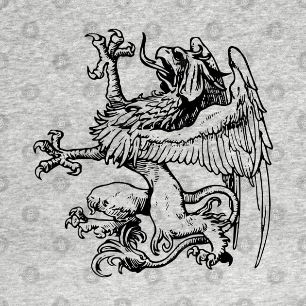 Heraldic Griffon by Vintage Boutique